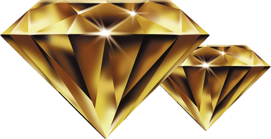 Elegant Gold Diamonds